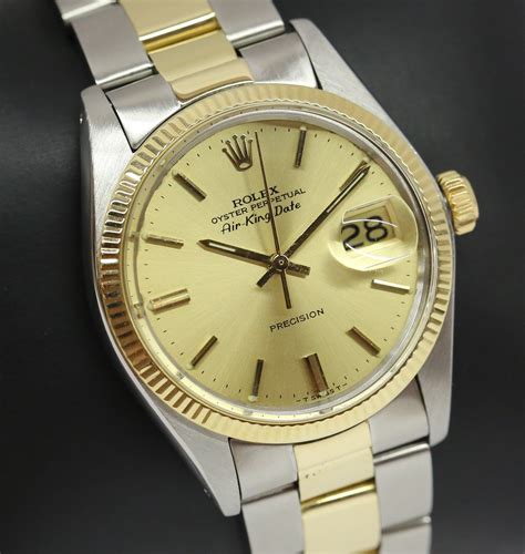 rolex oyster perpetual air king date find reference number